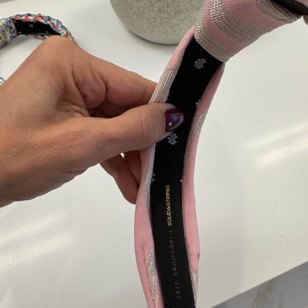 Lele Sadoughi X Solid and Striped Collab headband